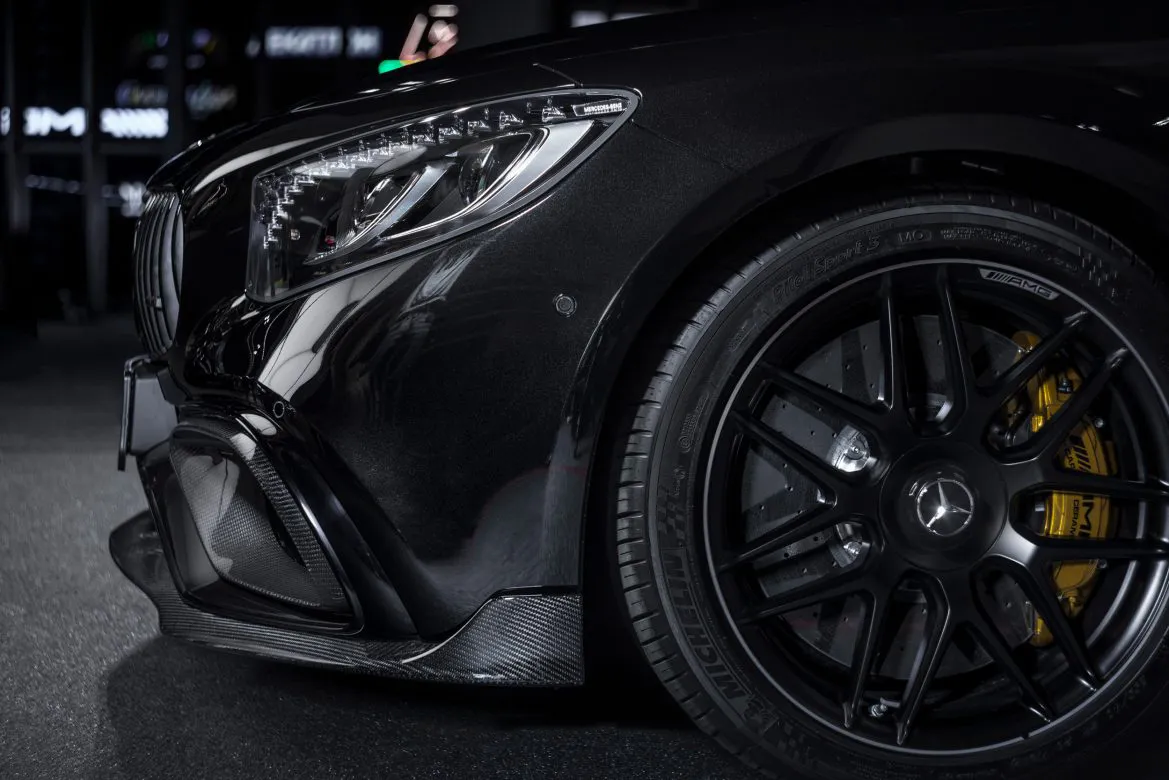 Carbon front spoiler BS Style for Mercedes S-class AMG A 217 AMG S 63