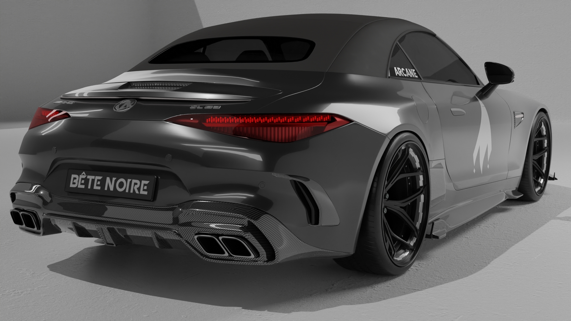 Mercedes-AMG SL-Class R232 Custom Carbon Body Kit "Arcane" by Bête Noire