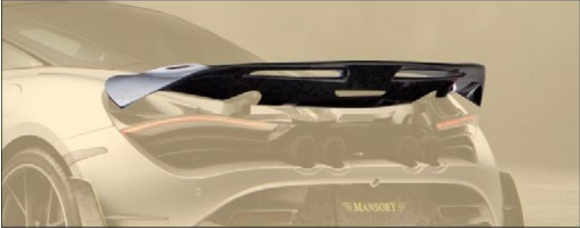 Performance wing Mansory Carbon for McLaren 720S