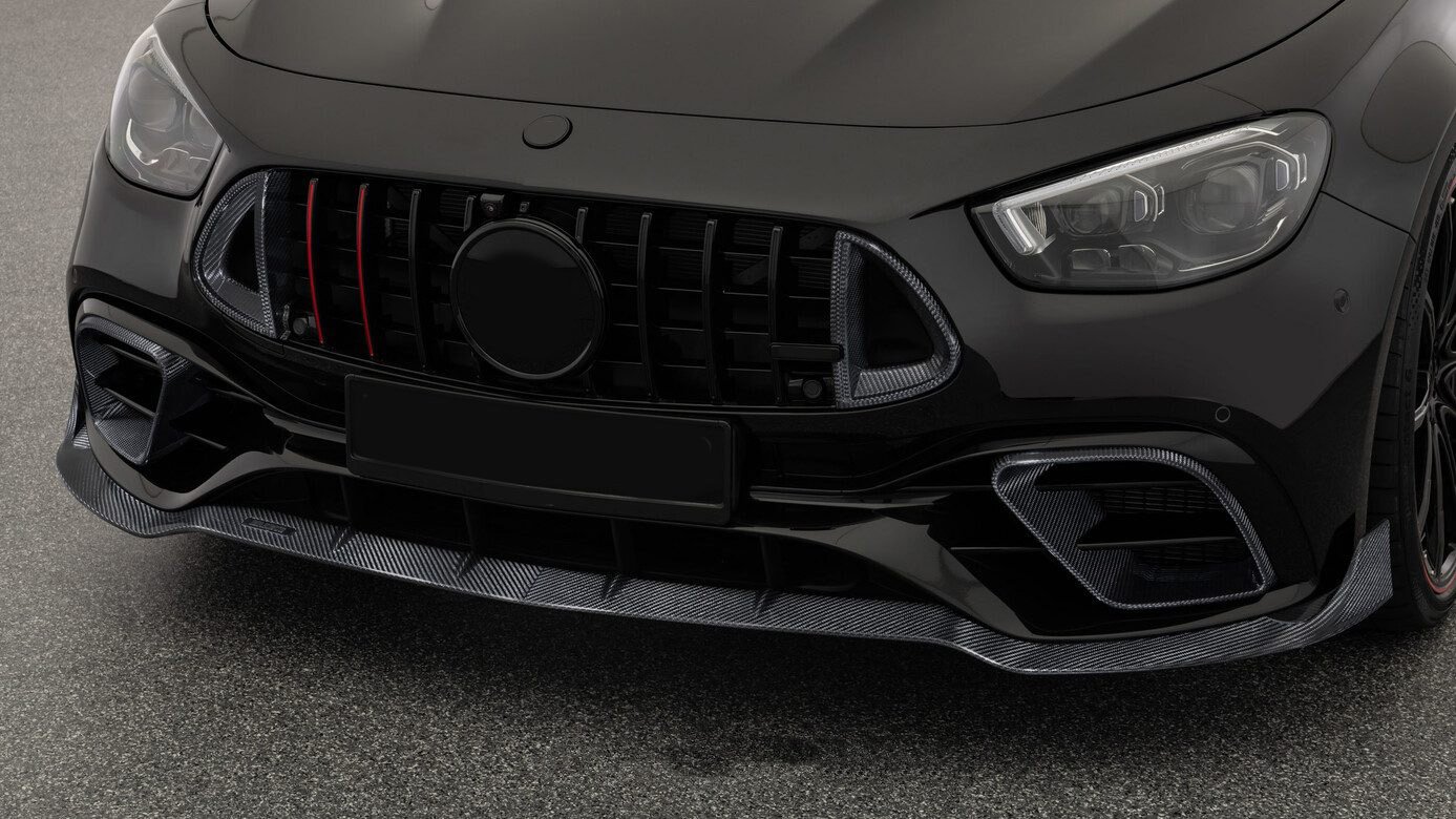 Front spoiler lip carbon BS Style for Mercedes E-class AMG W213 AMG E 63 Facelift/Restyling