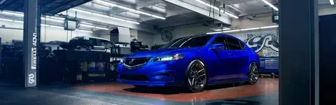 ADV.1 ADV5.0 M.V2 SL on Blue Acura TLX