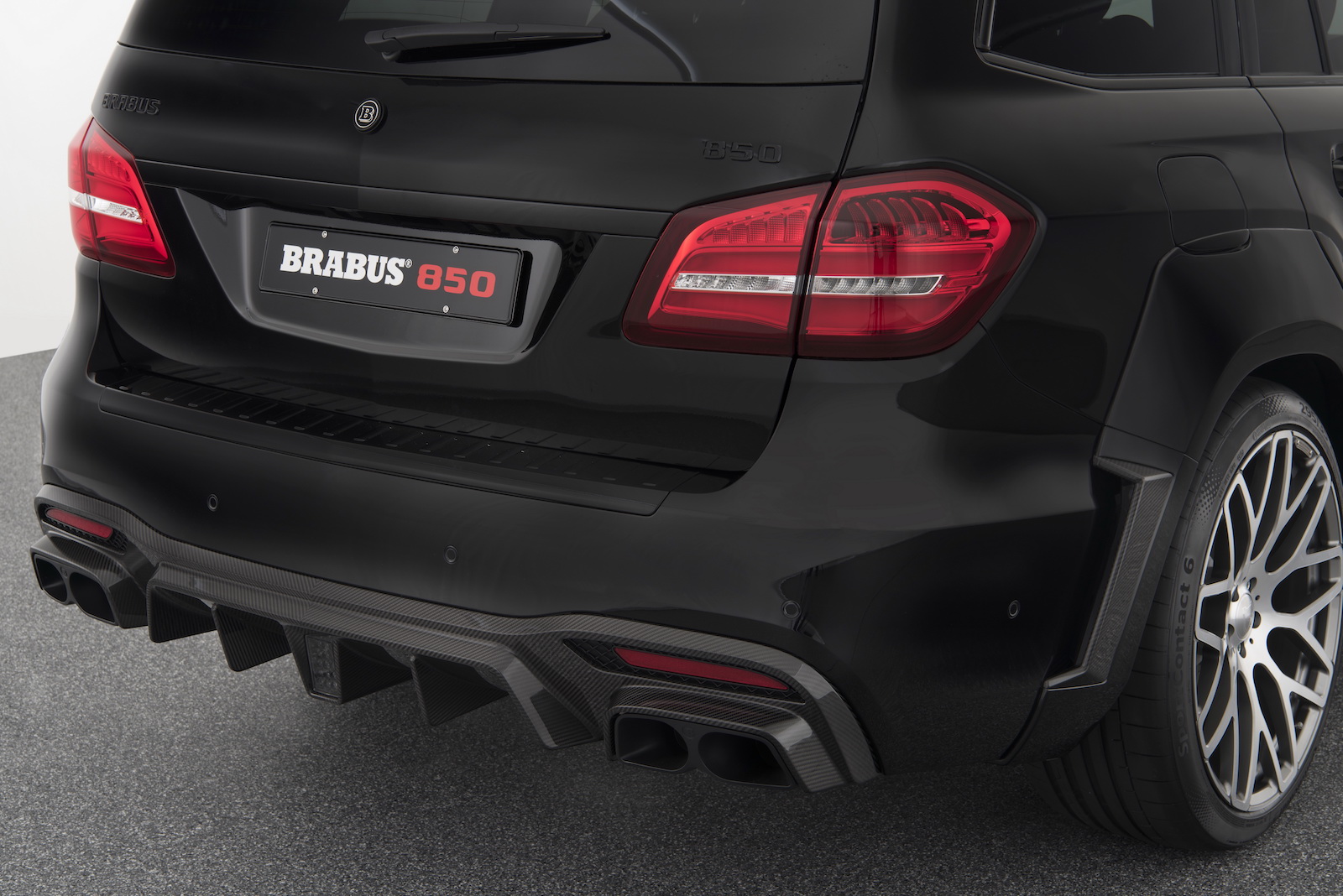 Rear diffuser Brabus Carbon for Mercedes-Benz GLS AMG X166 AMG GLS 63