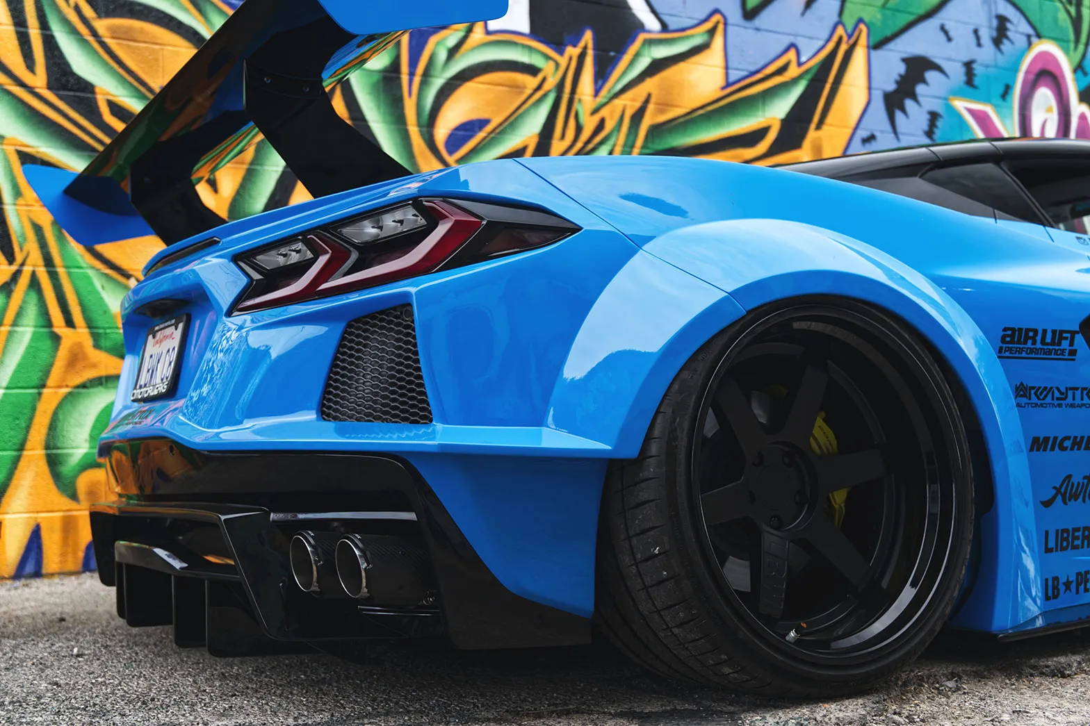 Check our price and buy Liberty Walk body kit for Chevrolet Corvette C8!