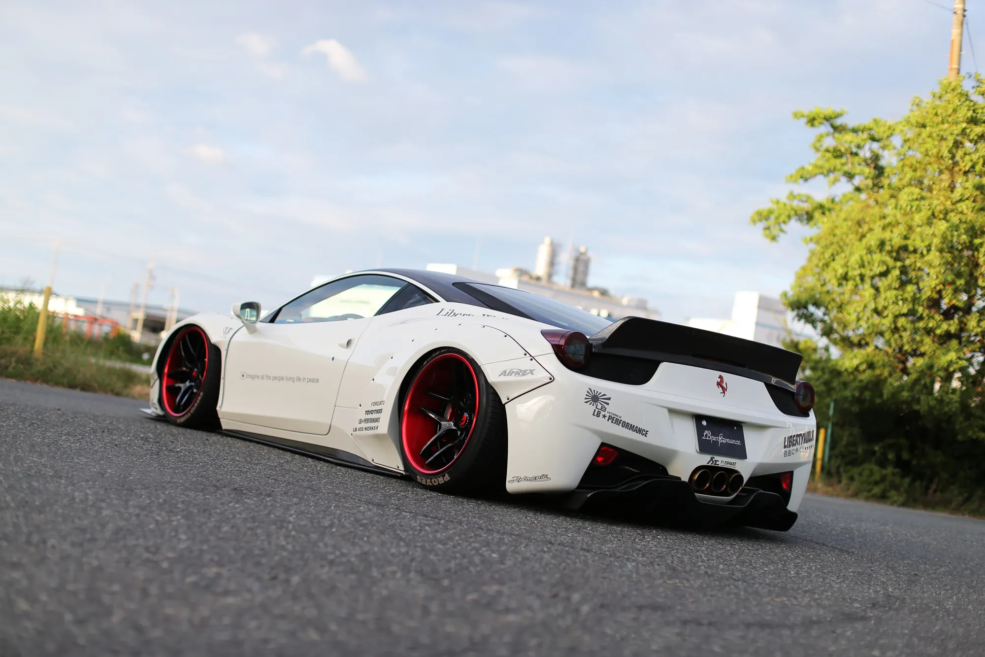Check our price and buy Liberty Walk body kit for Ferrari 458!