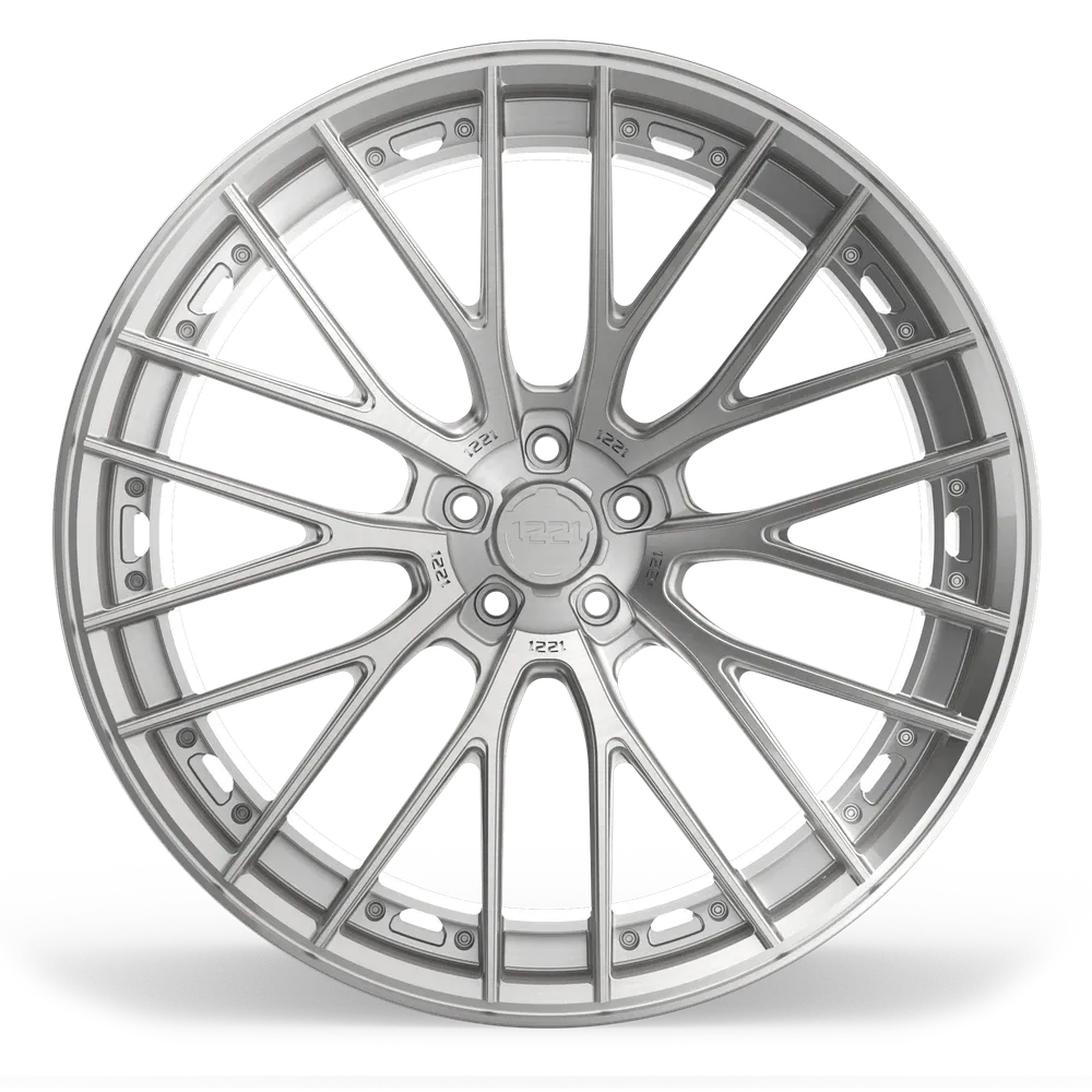 1221 Wheels 0440 AP1X Forged Wheels — Brushed Gloss Clear view