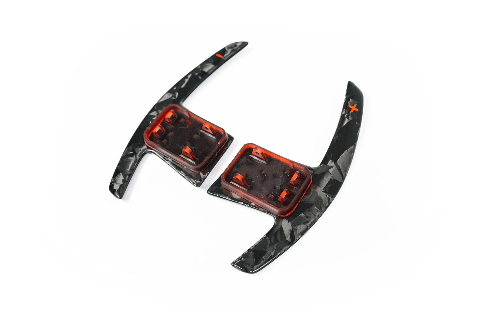 Sport steering wheel paddles Forged Carbon for BMW X6 G06