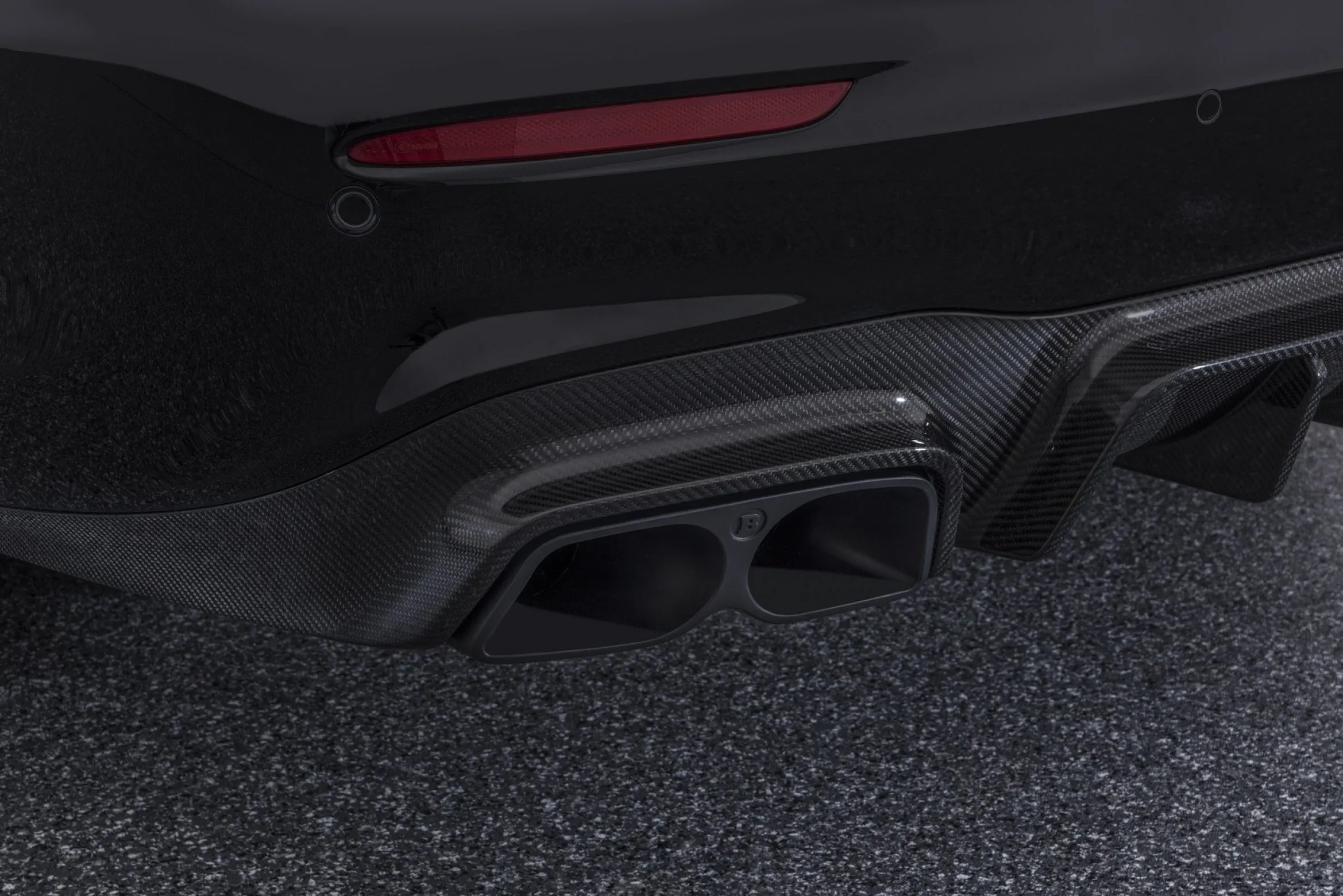 Exhaust tips BS style Carbon for Mercedes-Benz GLS AMG X166 AMG GLS 63