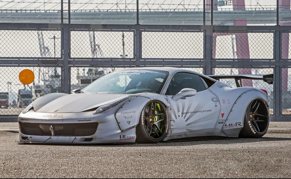 Check our price and buy Liberty Walk body kit for Ferrari 458!