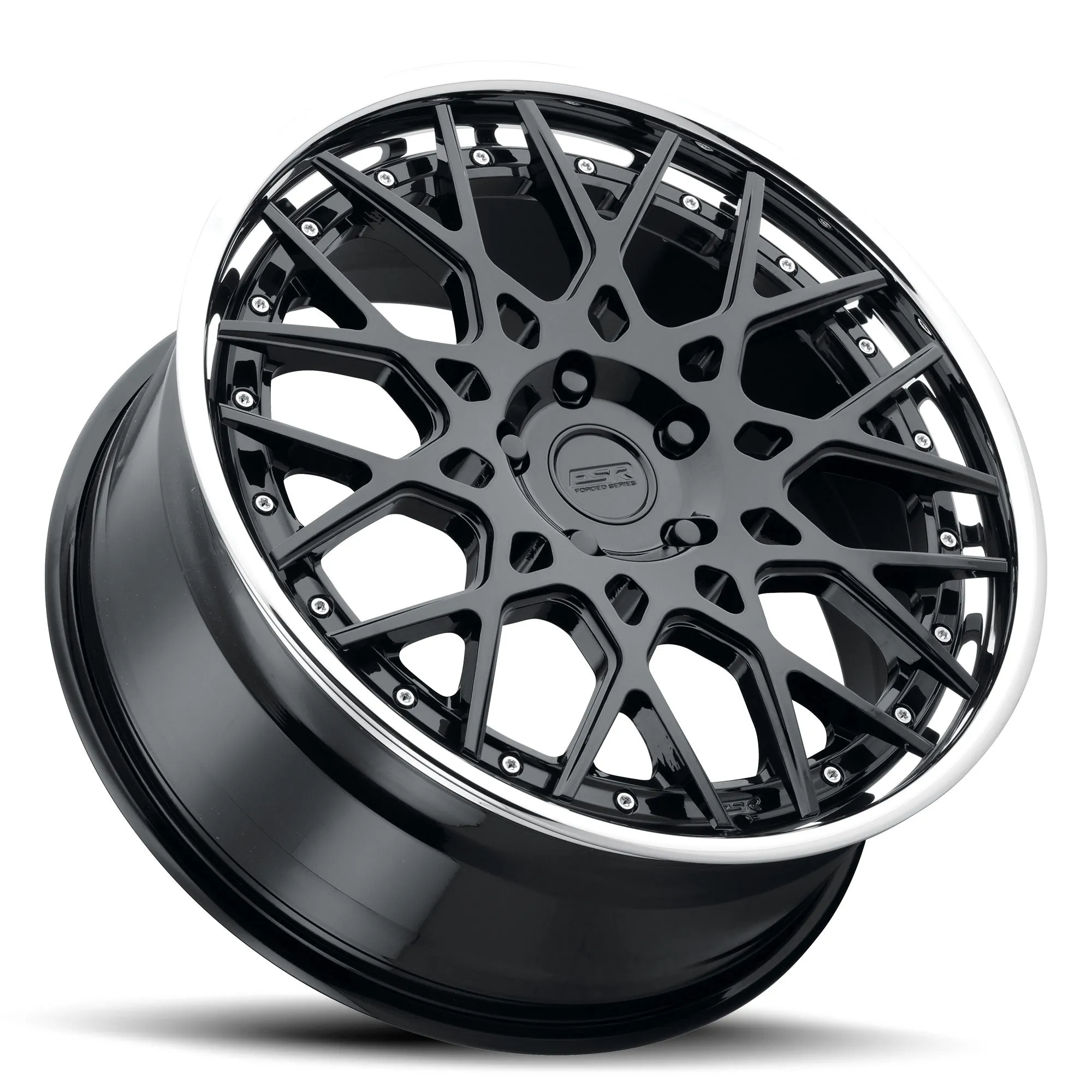 ESR ES3 S-Spoke 3-Piece Forged Wheel — front face view