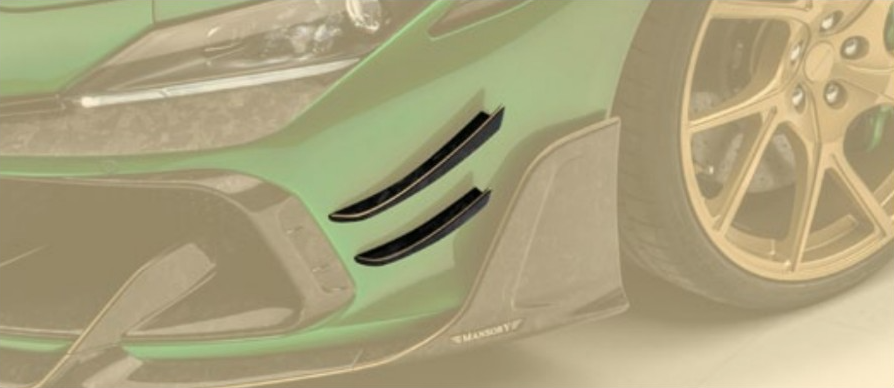 Race flaps front bumper Mansory Carbon for Ferrari F8 Tributo