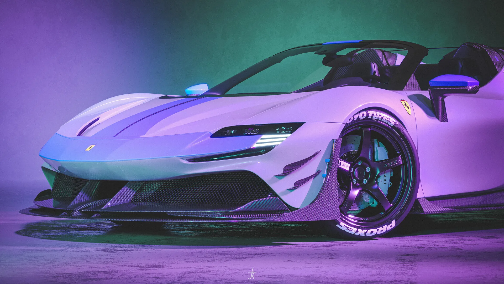 Ferrari SF90 Spider Custom Body Kit by Trotilla Design