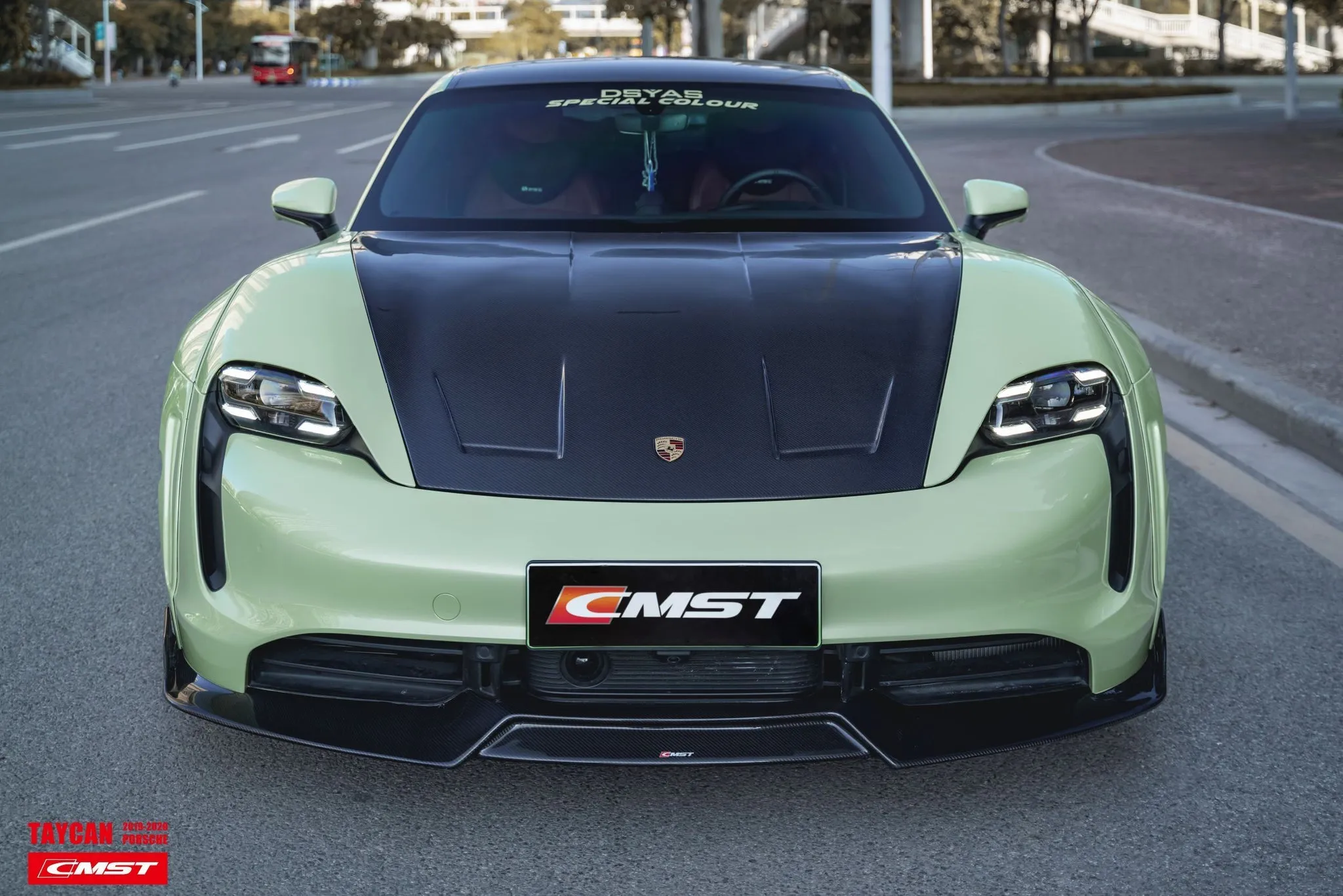 Check our price and buy CMST Carbon Fiber Body Kit set Style for Porsche Taycan Turbo & Turbo S