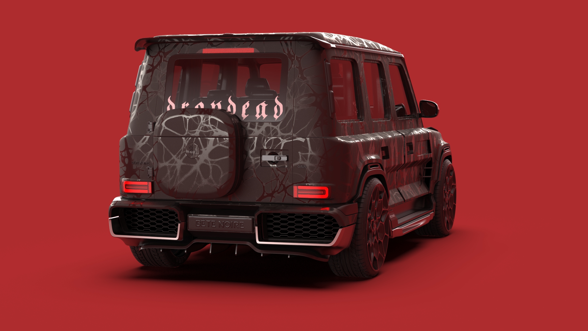 Mercedes-Benz EQG “DROPDEAD” Custom Wide Body Kit Design by Oli Sykes & Serge Savini