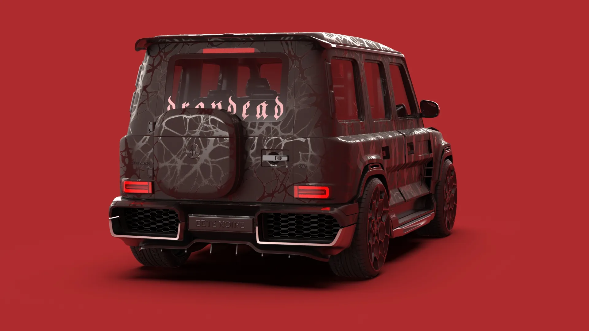Mercedes-Benz EQG “DROPDEAD” Custom Wide Body Kit Design by Oli Sykes & Serge Savini