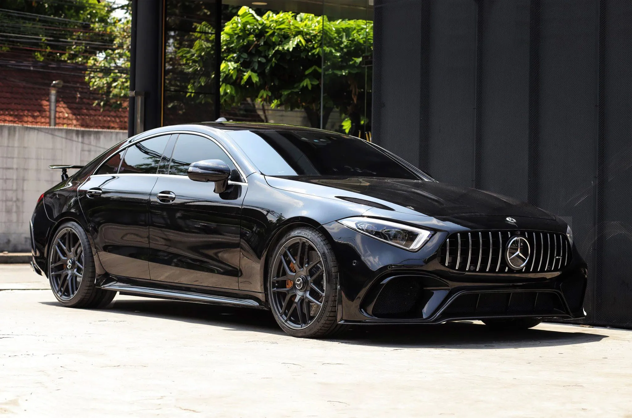 Check price and buy AMG GT Design Carbon Fiber Body kit set for Mercedes-Benz CLS C257