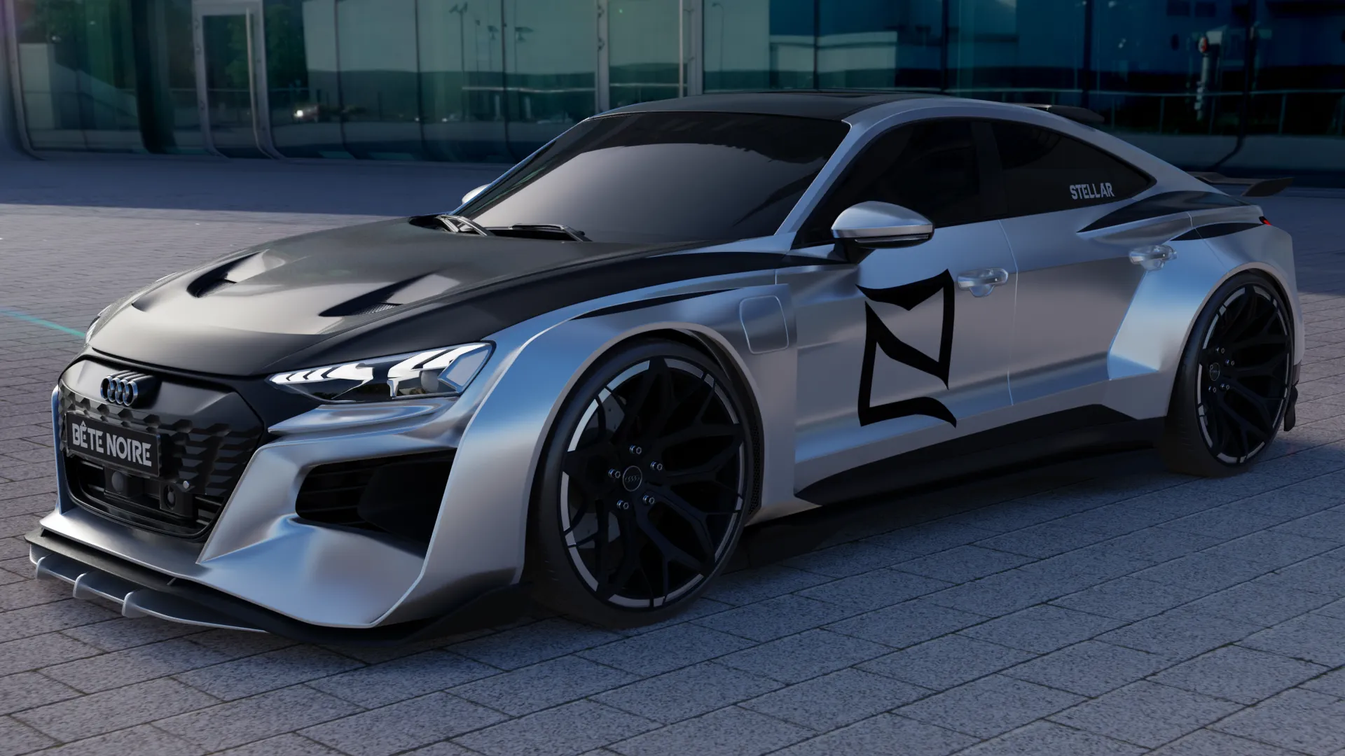 Audi E-Tron Custom Wide Body Kit by Bête Noire