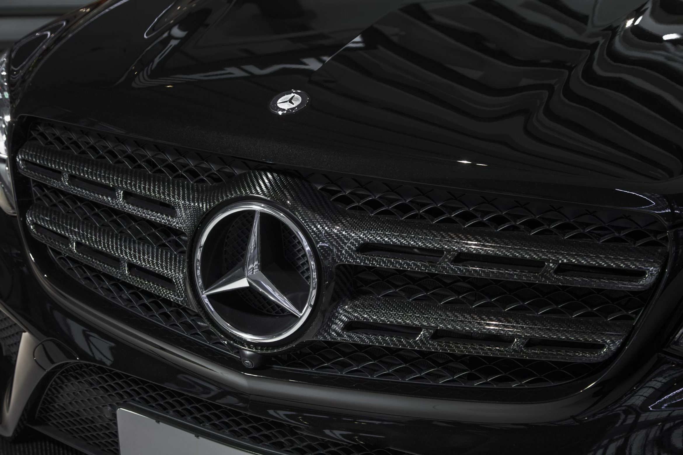 Radiator grille Carbon for Mercedes-Benz GLS AMG X166 AMG GLS 63