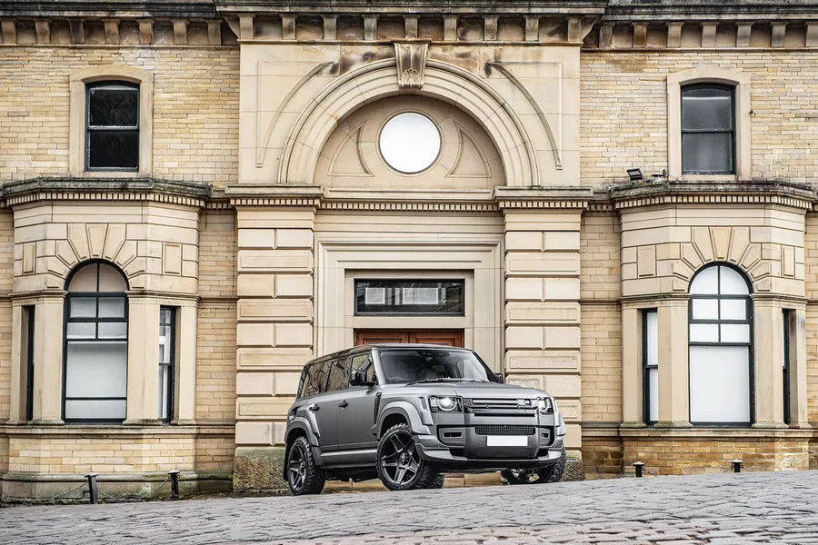 Check our price and buy Kahn Design carbon fiber body kit set for Land Rover Defender 110 wide track