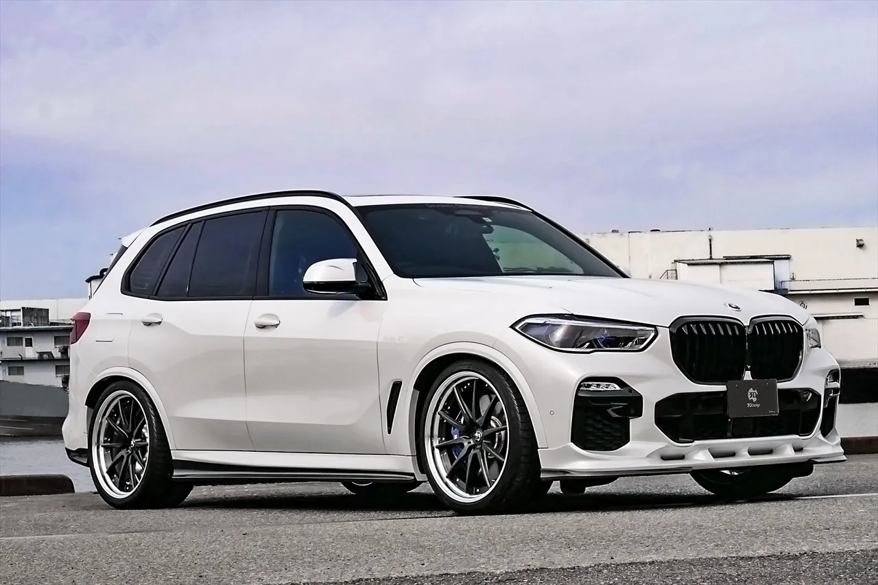 3D Design T521 22 inch BRB-F on BMW G05 X5 white