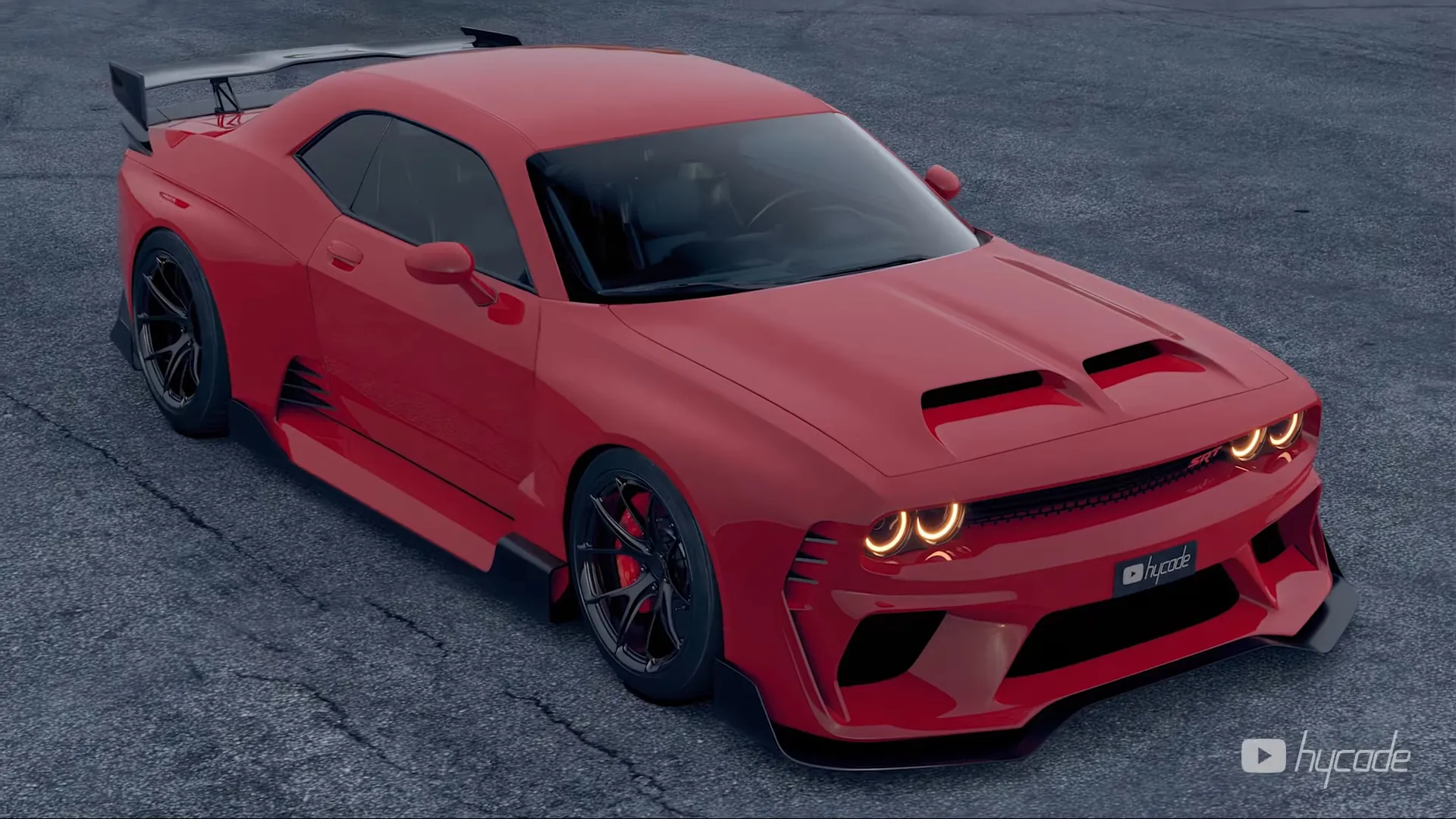 Dodge Challenger Demon Custom Wide Body Kit by Hycade