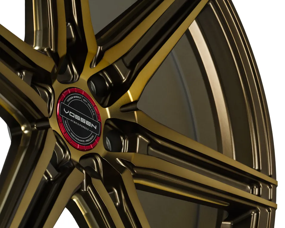 Vossen HF6 2 hybrid forged wheel — mounted on vehicle