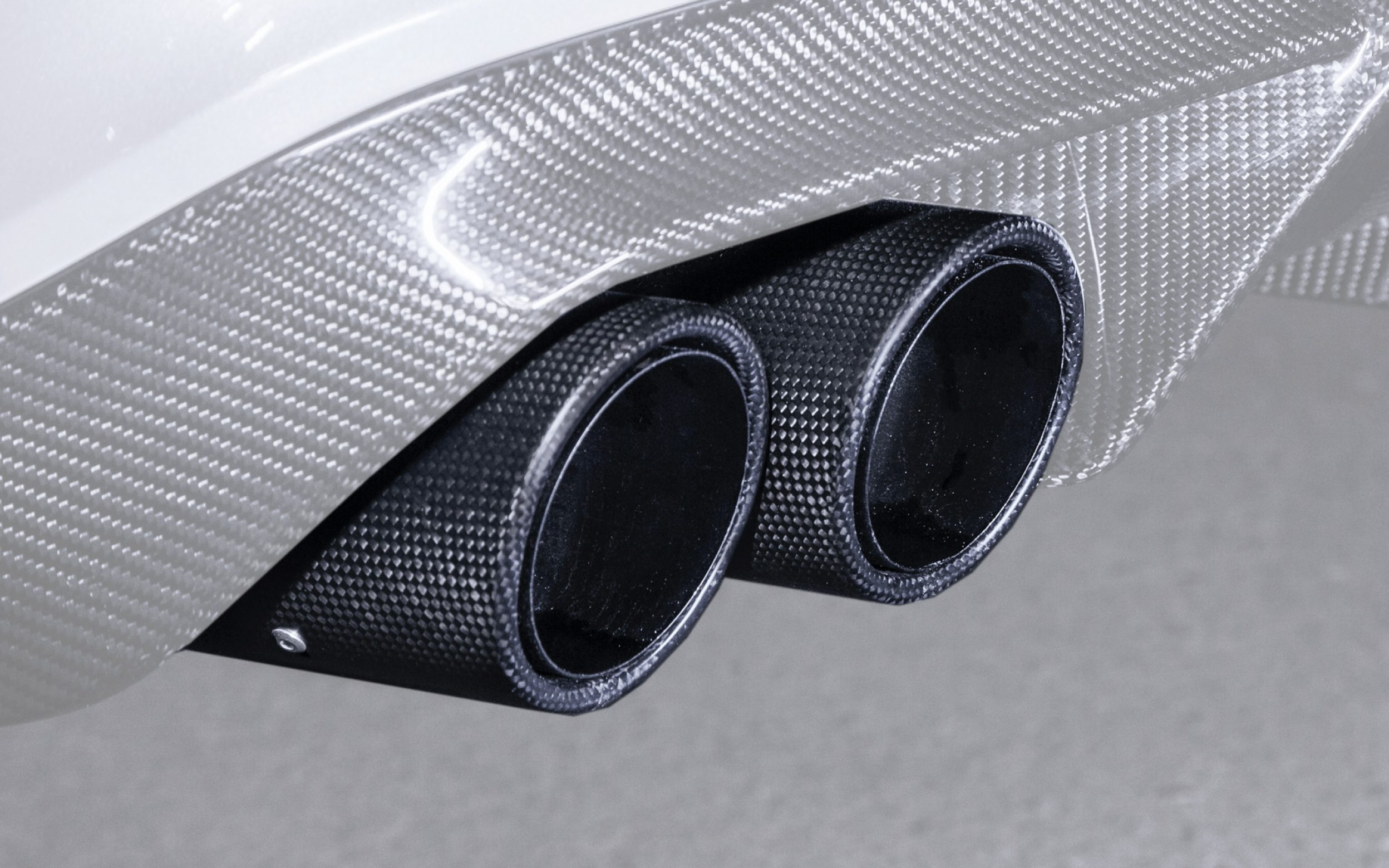 Exhaust tips BS style carbon for Mercedes C-class W 205 C 160 - C 400