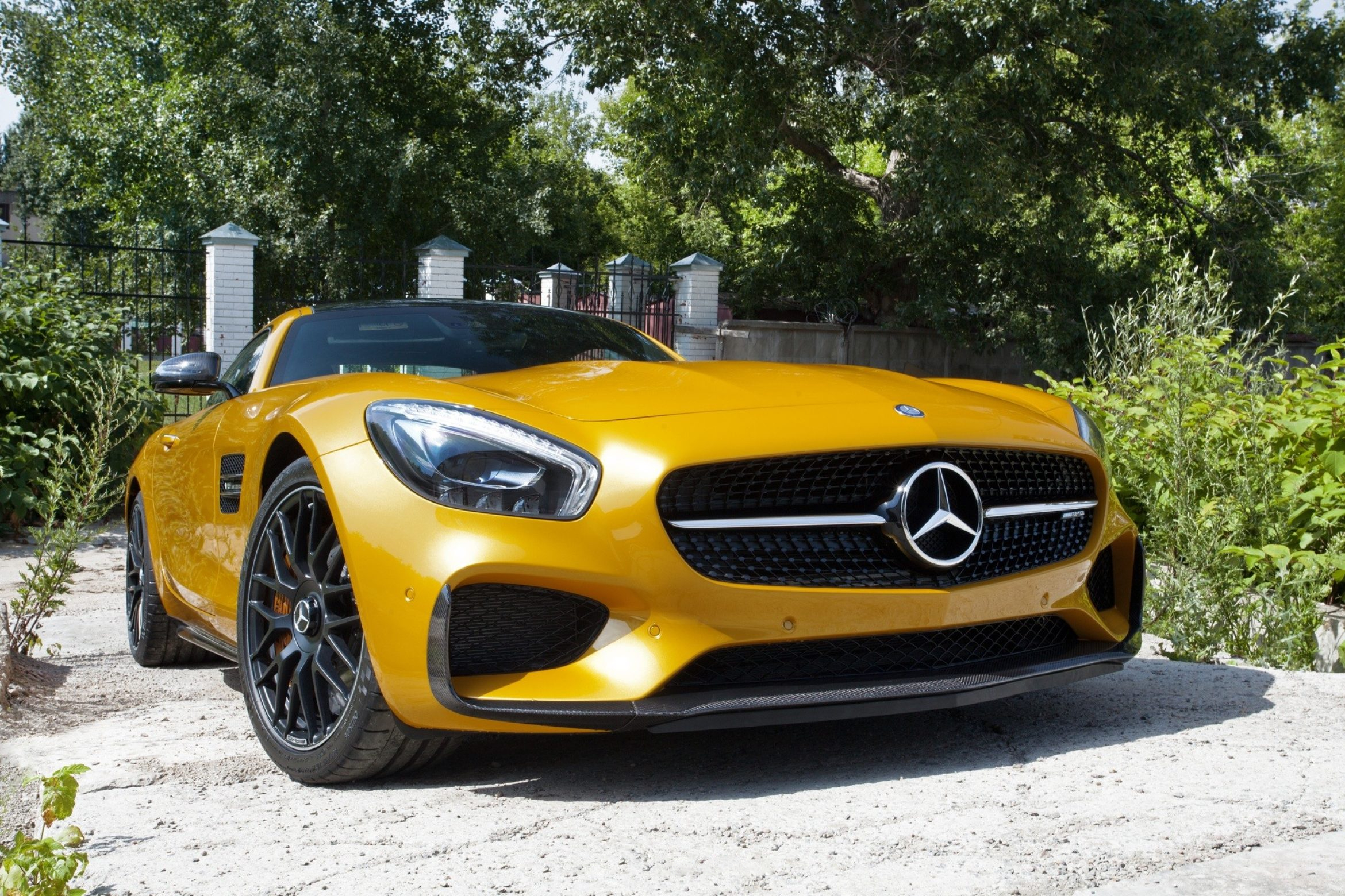 Front bumper lip Carbon for Mercedes AMG GT Coupe