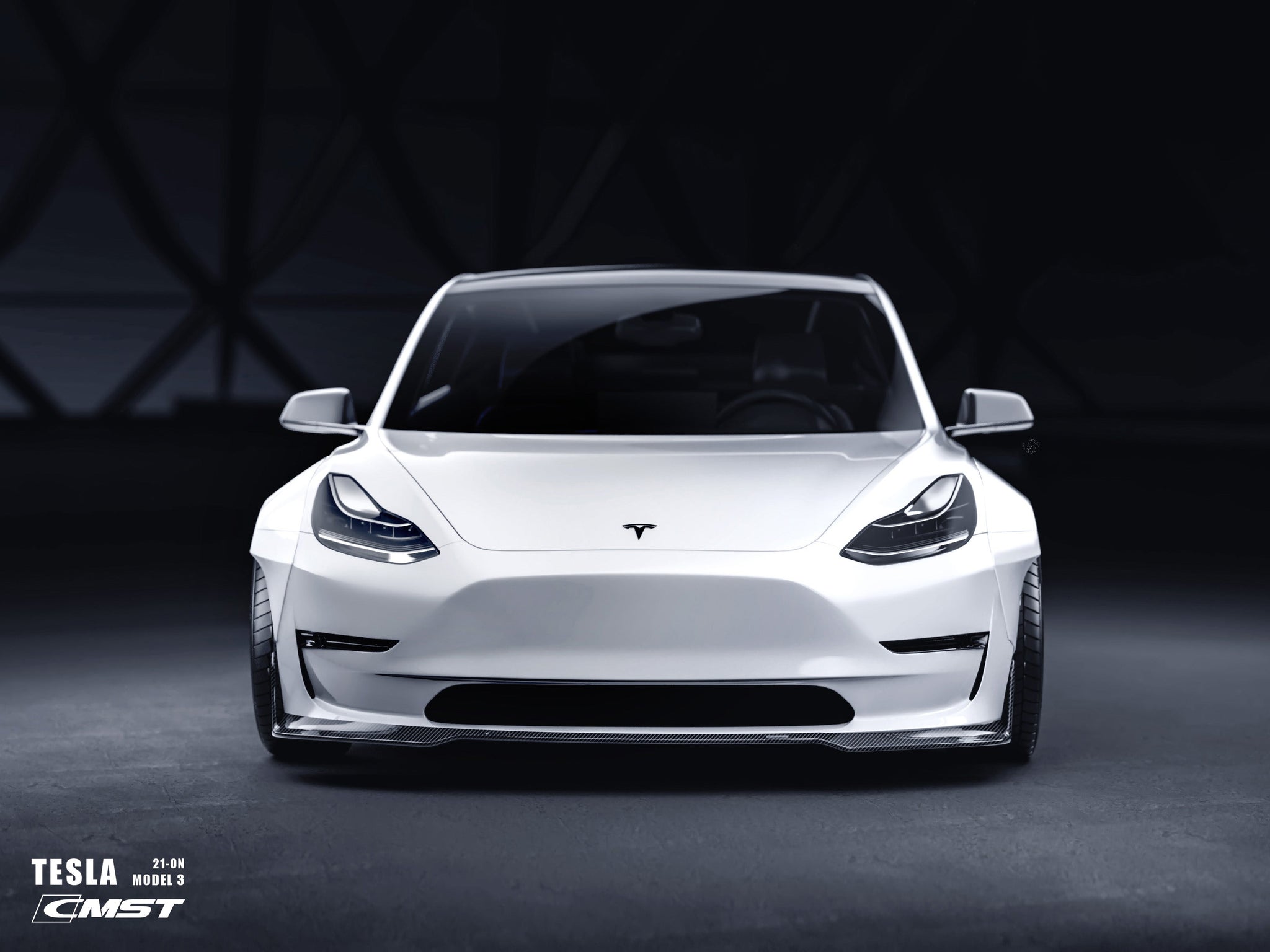 Check our price and buy CMST Carbon Fiber Body Kit set for Tesla Model 3!