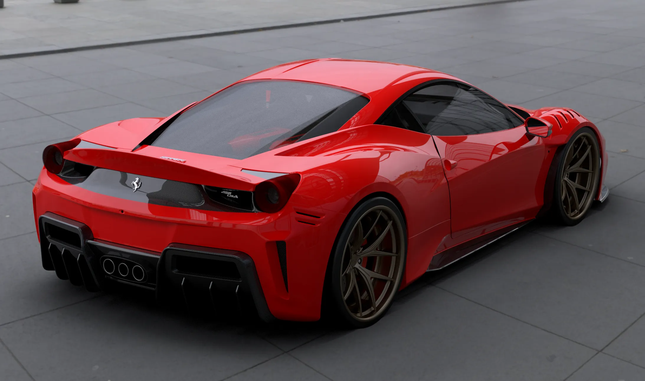 Check price and buy Duke Dynamics Body kit set for Ferrari 458
