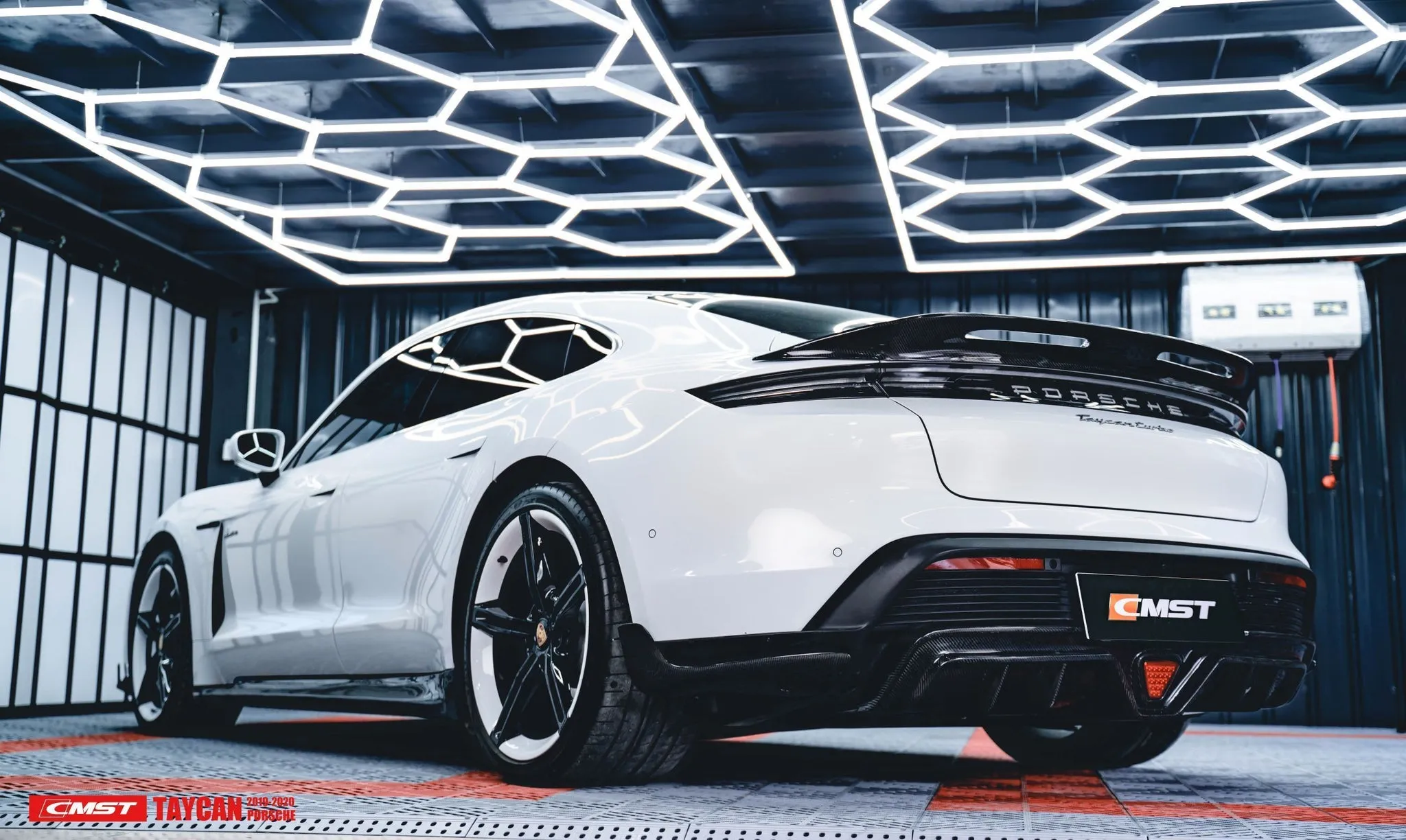Check our price and buy CMST Carbon Fiber Body Kit set Style for Porsche Taycan Turbo & Turbo S