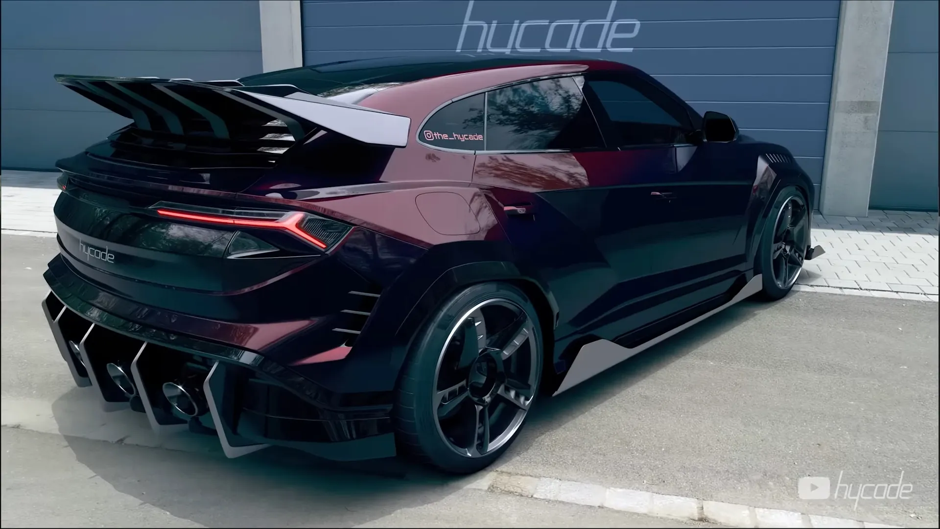 Lamborghini Urus Custom Wide Body Kit by Hycade