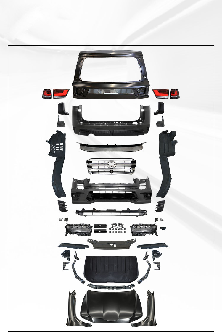 Modellista Style Upgrade Body Kit From Toyota Land Cruiser 200 To Land ...