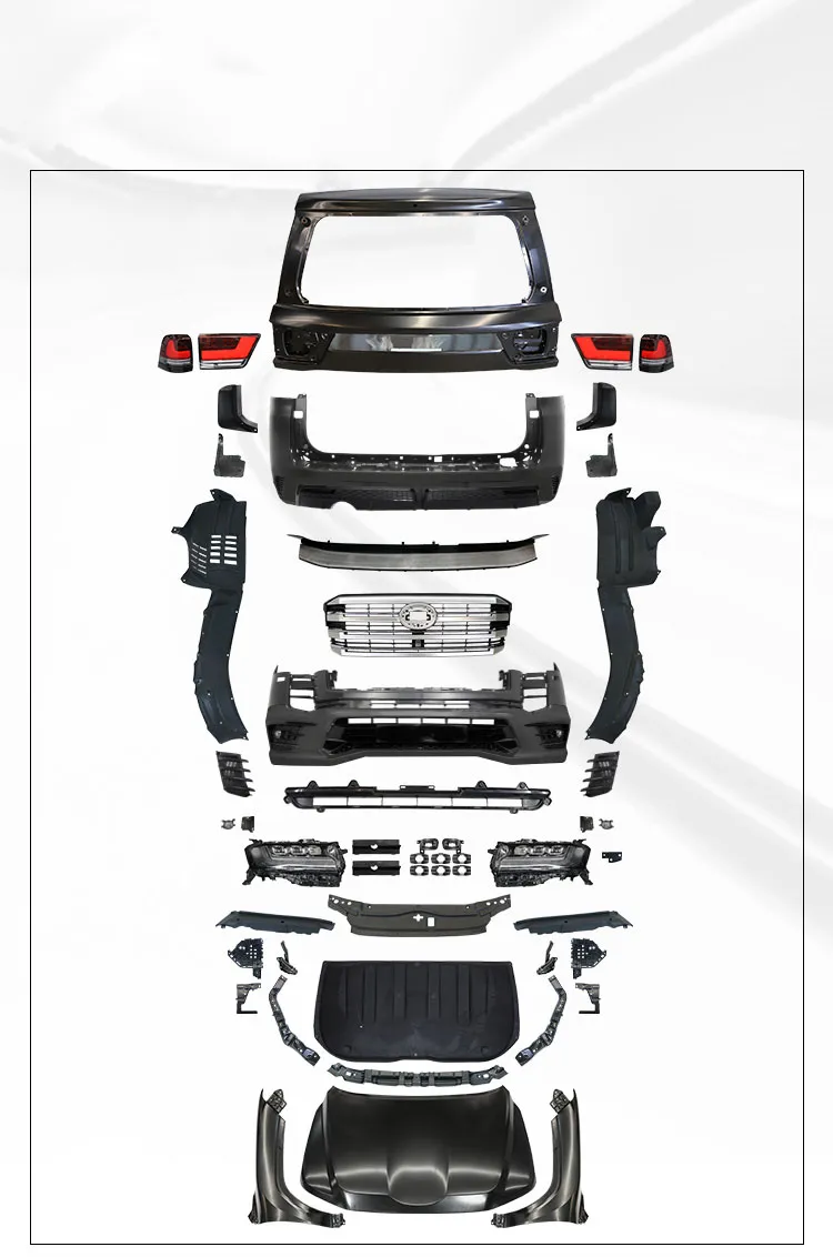 Check our price and buy Modellista style Upgrade body kit from Toyota Land Cruiser 200 to Land Cruiser 300!