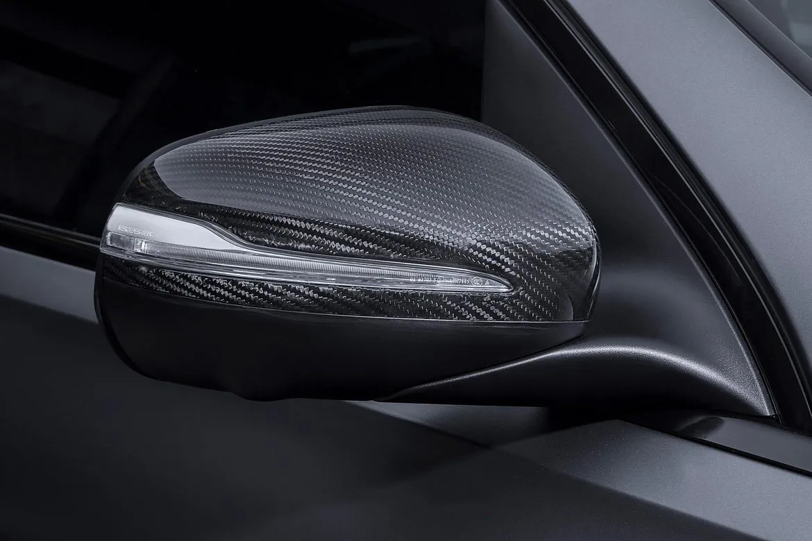 Mirror caps carbon for Mercedes C-class W 205 C 160 - C 400