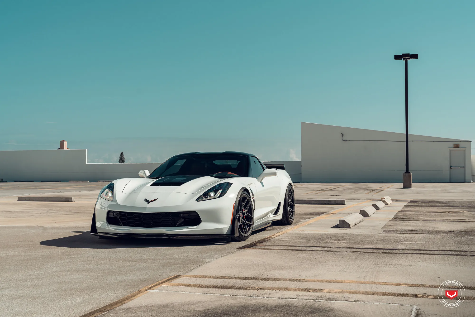 Vossen EVO 4R forged wheel — front view