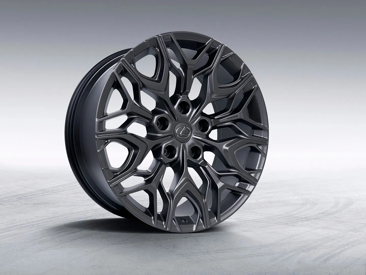 Khann KW LT1 Graphite — mounted on Lexus LX 570