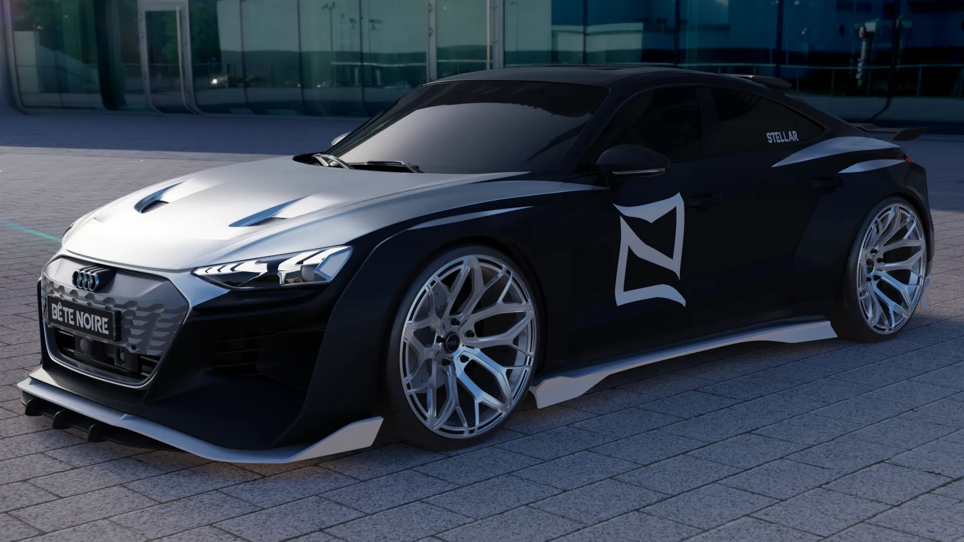 Audi E-Tron Custom Wide Body Kit by Bête Noire