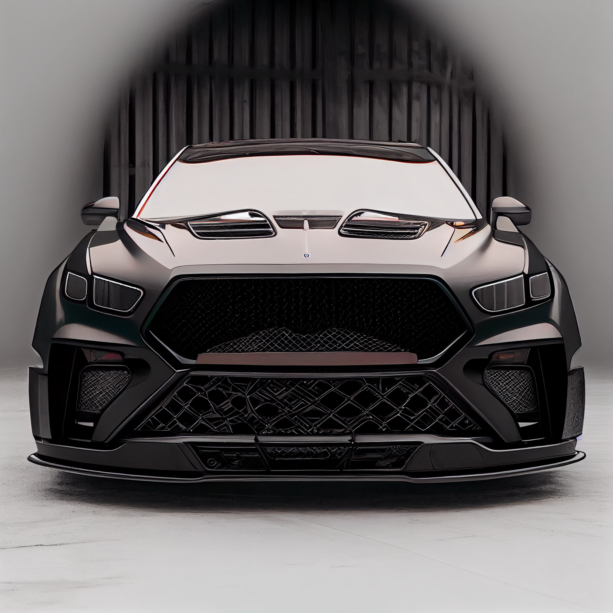 AI Custom Design Wide Body Front Bumper for Bentley Bentayga Ver 2.3