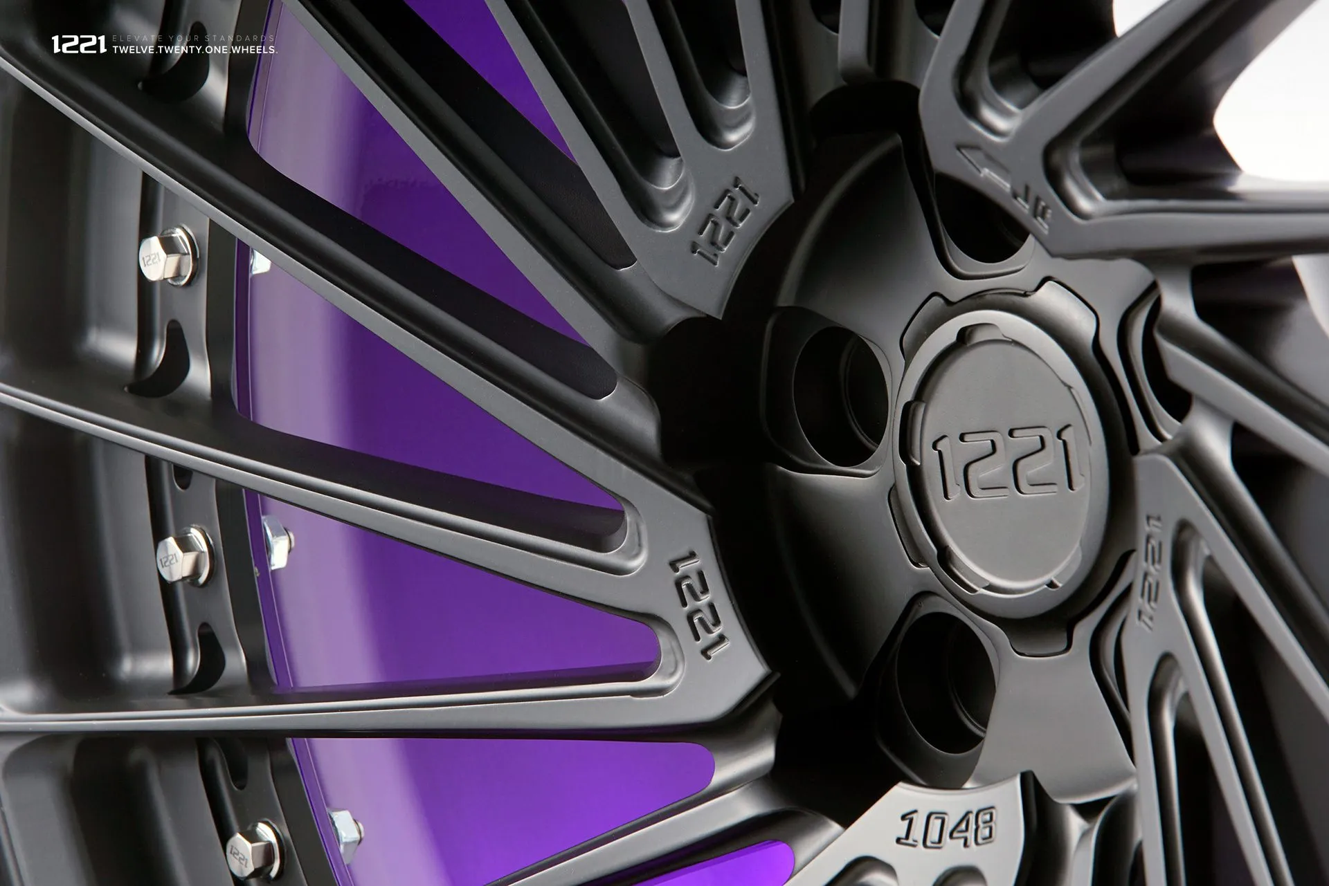 1221 Wheels Titanium Assembly Hardware — close-up