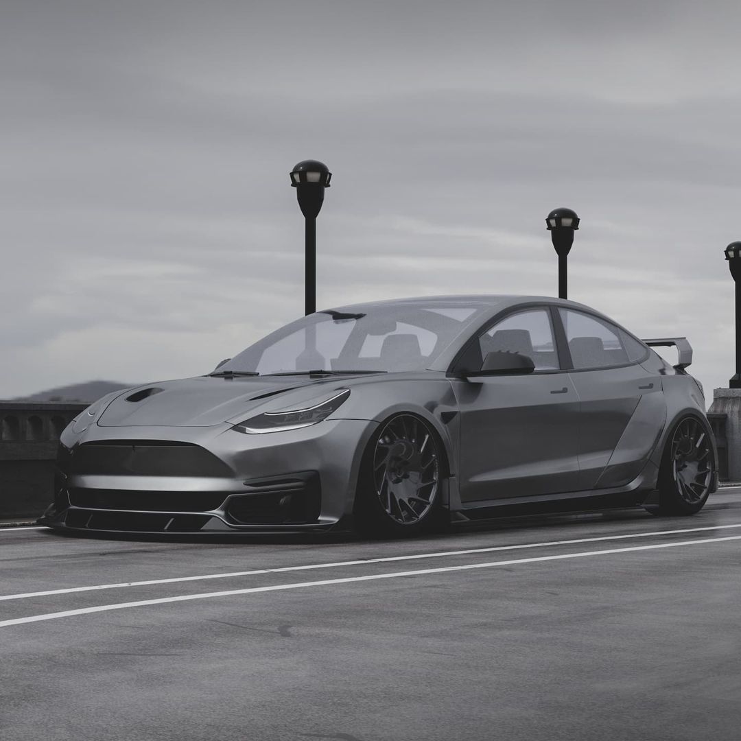 Tesla 3 Custom Body Kit by Avante Design