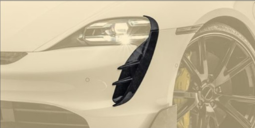 A ir intake splitter Mansory Carbon for Porsche Taycan