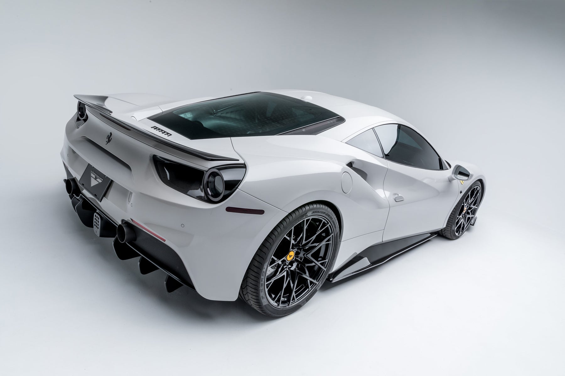 Side skirts Vorsteiner Nero Carbon for Ferrari 488