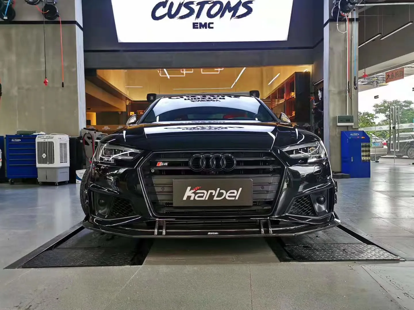Check our price and buy Karbel Carbon Fiber Body kit set for Audi S4 B9 Restyling