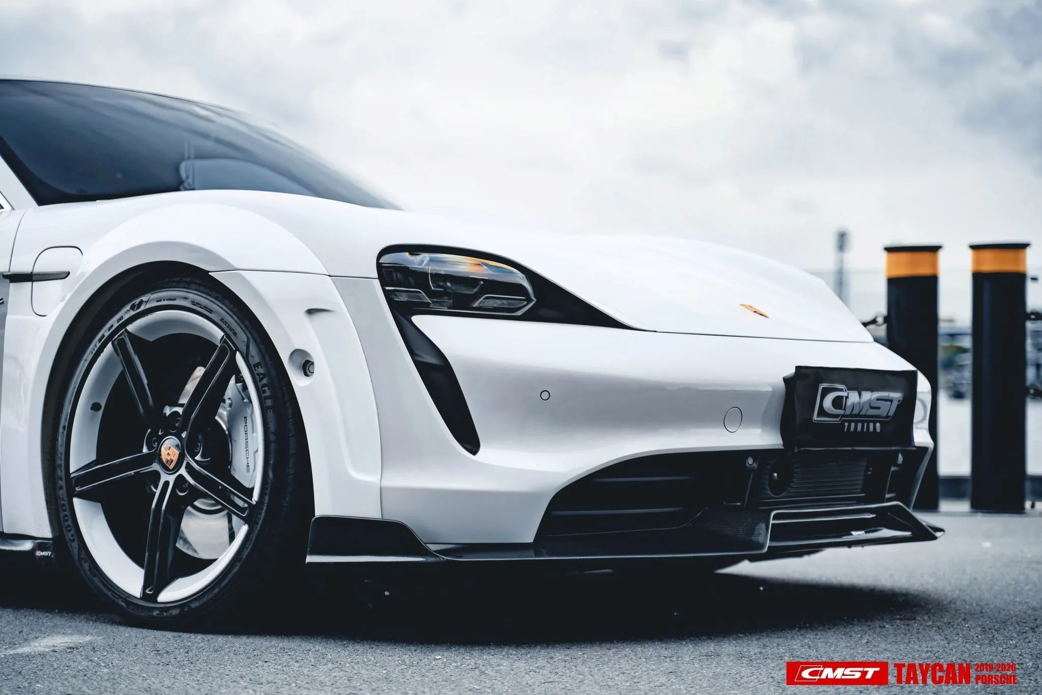 Check our price and buy CMST Carbon Fiber Body Kit set Style for Porsche Taycan Turbo & Turbo S