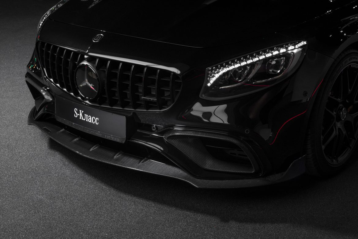 Front apron attachments BS Style carbon for Mercedes S-class AMG A 217 AMG S 63