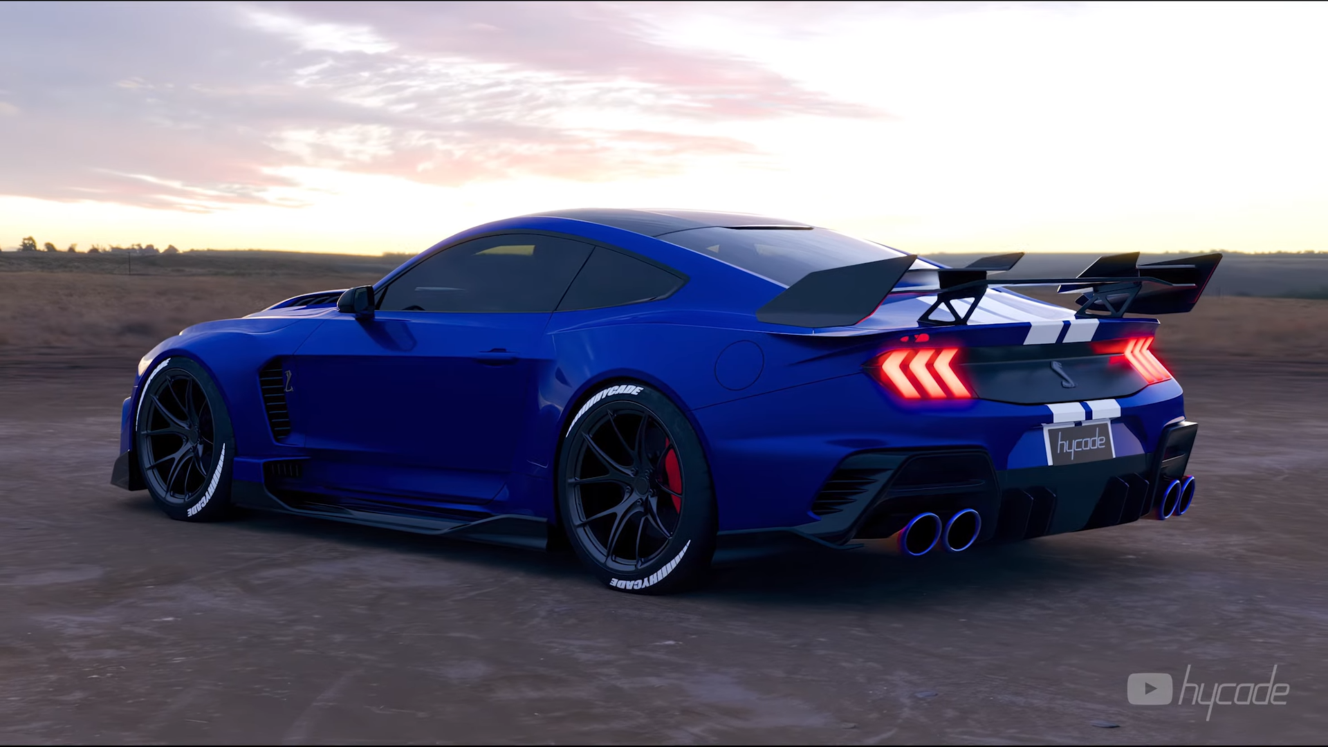 ford mustang gt 2024 custom body kit by hycade køb med levering