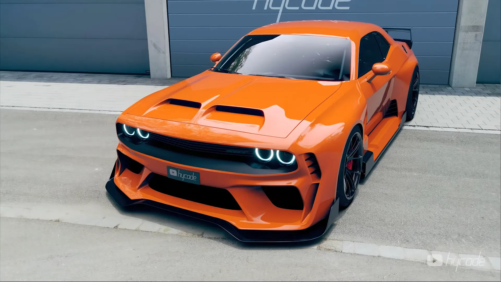 Dodge Challenger Demon Custom Wide Body Kit by Hycade