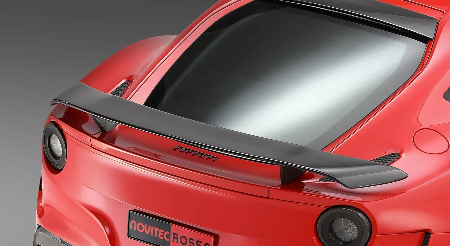 Rear wing N-largo Novitec style carbon for Ferrari F12 Berlinetta