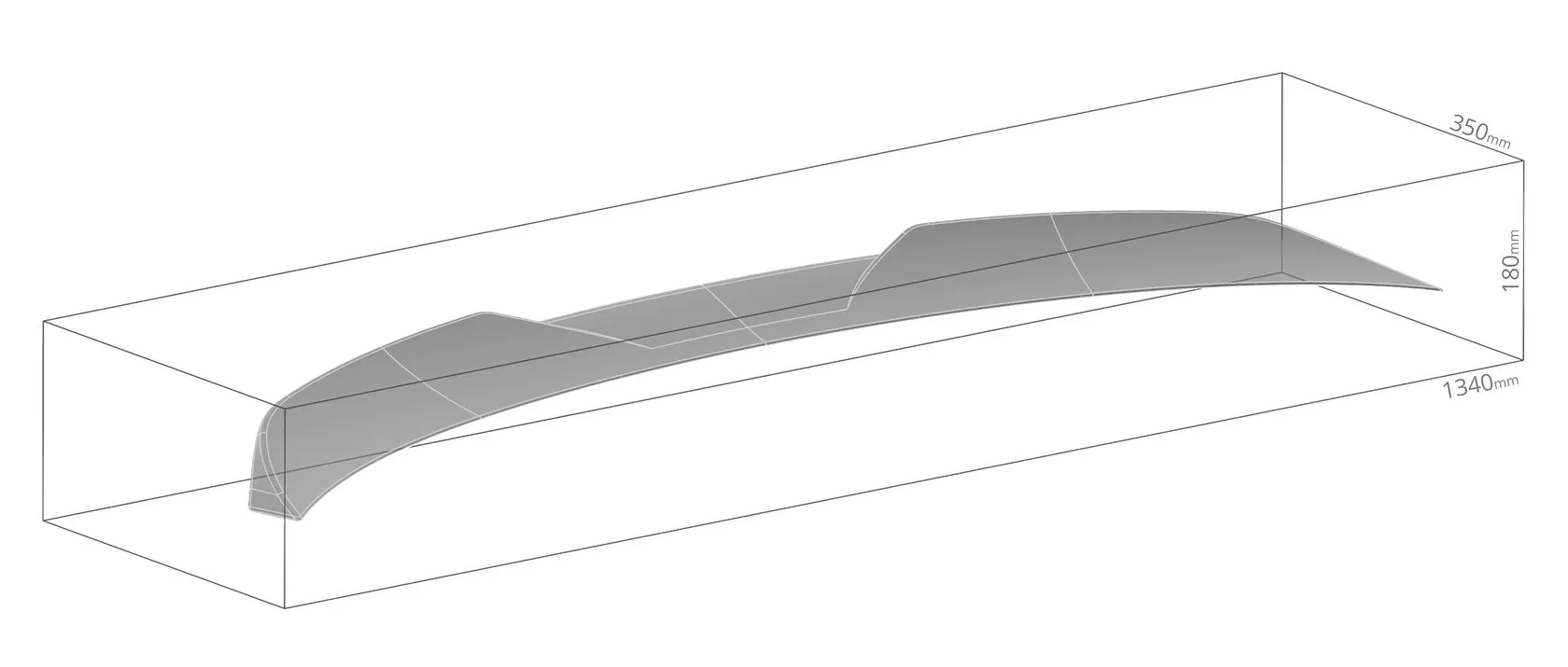 Trunk spoiler Carbon Talaria for BMW i4 M50