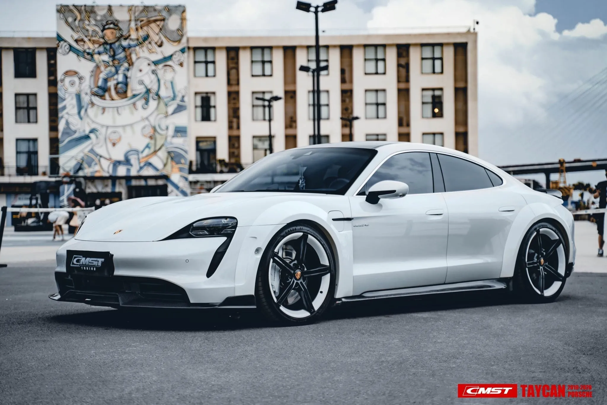 Check our price and buy CMST Carbon Fiber Body Kit set Style for Porsche Taycan Turbo & Turbo S